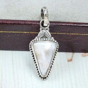 Pink Larimar 1" 925 Sterling Silver Pendant (RS47-96)