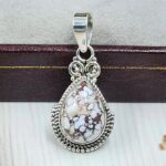 Wild Horse Jasper 1" 925 Sterling Silver Pendant (REXT31-94)