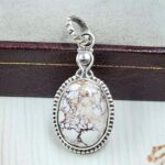 Wild Horse Jasper 1" 925 Sterling Silver Pendant (REXT31-98)
