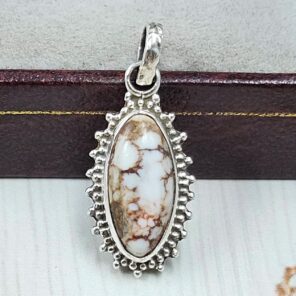 Wild Horse Jasper 1" 925 Sterling Silver Pendant (REXT31-99)
