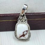 Wild Horse Jasper 0.75" 925 Sterling Silver Pendant (REXT31-100)