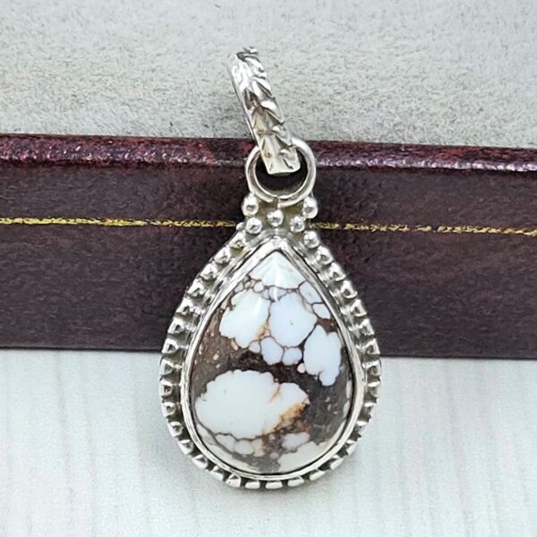 Wild Horse Jasper 0.75" 925 Sterling Silver Pendant (REXT31-101)