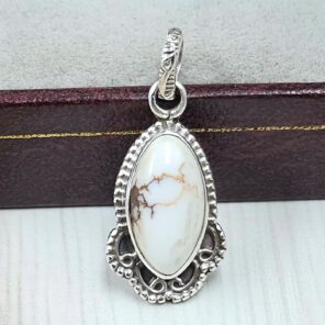 Wild Horse Jasper 1" 925 Sterling Silver Pendant (REXT31-102)