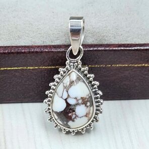 Wild Horse Jasper 0.75" 925 Sterling Silver Pendant (REXT31-108)