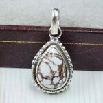 Wild Horse Jasper 0.75" 925 Sterling Silver Pendant (REXT31-109)