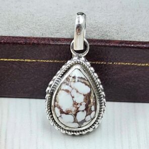 Wild Horse Jasper 0.75" 925 Sterling Silver Pendant (REXT31-109)