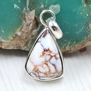 Wild Horse Jasper 0.75" 925 Sterling Silver Pendant (REXT31-117)