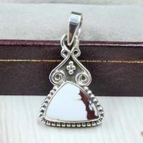 Wild Horse Jasper 1" 925 Sterling Silver Pendant (REXT31-120)