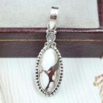 Wild Horse Jasper 1.25" 925 Sterling Silver Pendant (REXT31-154)