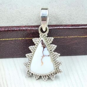 Wild Horse Jasper 0.75" 925 Sterling Silver Pendant (REXT31-164)