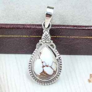 Wild Horse Jasper 1" 925 Sterling Silver Pendant (REXT31-175)