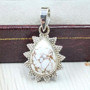 Wild Horse Jasper 0.75" 925 Sterling Silver Pendant (REXT31-179)