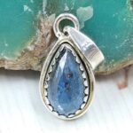 Teal Kyanite 0.75" 925 Sterling Silver Pendant (RS34-147)