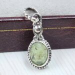 Green Kyanite 1" 925 Sterling Silver Pendant (RS34-89)