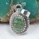 Green Kyanite 0.75" 925 Sterling Silver Pendant (RS34-105)