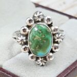 Sonoran Gold Turquoise Size US 9 925 Sterling Silver Ring (RS28-75)