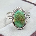 Sonoran Gold Turquoise Size US 6 925 Sterling Silver Ring (RS28-82)
