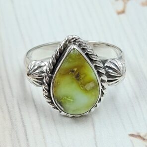 Palamino Turquoise Size US 10 925 Sterling Silver Ring (RS34-243)