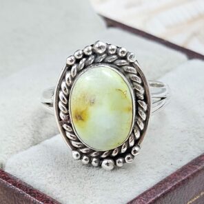 Palamino Turquoise Size US 8 925 Sterling Silver Ring (RS34-245)