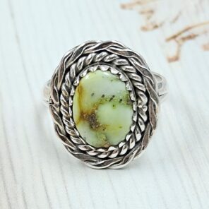 Palamino Turquoise Size US 8 925 Sterling Silver Ring (RS34-246)