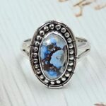 Golden Hills Turquoise Size US 7 925 Sterling Silver Ring (RS28-54)