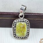 Palamino Turquoise 0.75" 925 Sterling Silver Pendant (REXT39-85)