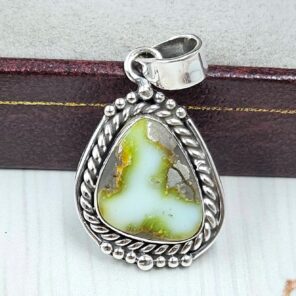 palamino Turquoise 1" 925 Sterling Silver Pendant (REXT39-155)