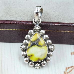 palamino Turquoise 1" 925 Sterling Silver Pendant (REXT39-158)
