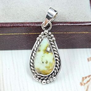 palamino Turquoise 1" 925 Sterling Silver Pendant (REXT39-160)
