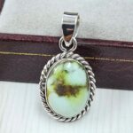 palamino Turquoise 1" 925 Sterling Silver Pendant (REXT39-189)