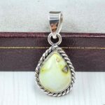 palamino Turquoise 0.75" 925 Sterling Silver Pendant (REXT39-190)