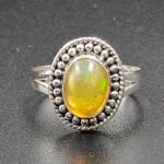 Ethiopian Opal Size US 6 925 Sterling Silver Ring (RS105-673)