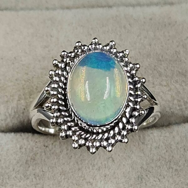 Ethiopian Opal Size US 7 925 Sterling Silver Ring (RS105-734) - Image 2