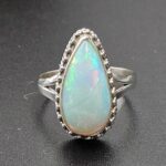 Ethiopian Opal Size US 6 925 Sterling Silver Ring (RS105-749)