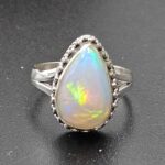 Ethiopian Opal Size US 5 925 Sterling Silver Ring (RS105-754)
