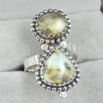 Palamino Turquoise Adjustable 925 Sterling Silver Ring (REXT38-176)