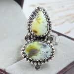 Palamino Turquoise Adjustable 925 Sterling Silver Ring (REXT38-177)