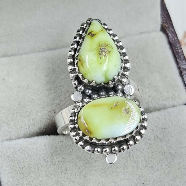 Palamino Turquoise Adjustable 925 Sterling Silver Ring (REXT38-180)