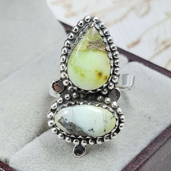 Palamino Turquoise Adjustable 925 Sterling Silver Ring (REXT38-186)
