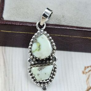 Palamino Turquoise 1.25" 925 Sterling Silver Pendant (REXT38-163)