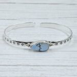 Golden Hills Turquoise 925 Sterling Silver Bangle (RS65-155)