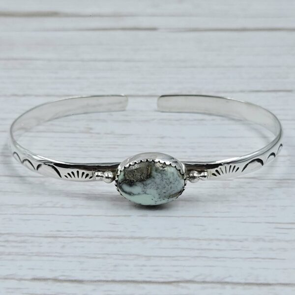 Palamino Turquoise 925 Sterling Silver Bangle (RS65-136)