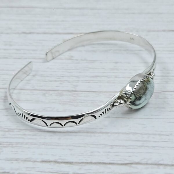 Palamino Turquoise 925 Sterling Silver Bangle (RS65-136) - Image 2