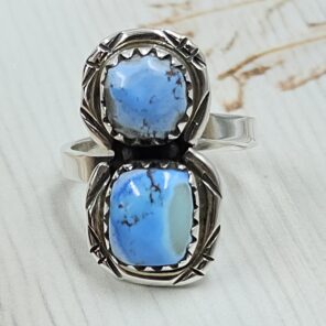 Golden Hills Turquoise Adjustable 925 Sterling Silver Ring (REXT38-114)