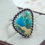 Sea Sediment Jasper Size US 9 925 Sterling Silver Ring (REXT114-20)
