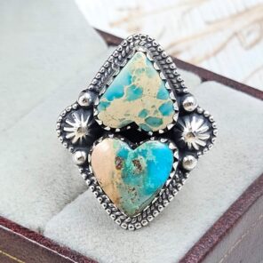 Sea Sediment Jasper Size US 9 925 Sterling Silver Ring (REXT114-44)