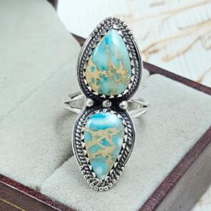 Sea Sediment Jasper Size US 7 925 Sterling Silver Ring (REXT114-49)
