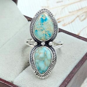 Sea Sediment Jasper Size US 8 925 Sterling Silver Ring (REXT114-55)