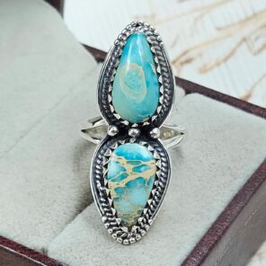 Sea Sediment Jasper Size US 6 925 Sterling Silver Ring (REXT114-56)