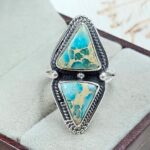 Sea Sediment Jasper Size US 6 925 Sterling Silver Ring (REXT114-62)